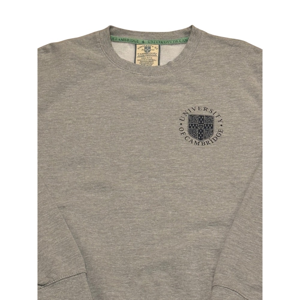 Official University of Cambridge Medium Grey Crewneck Sweatshirt Giles & Co